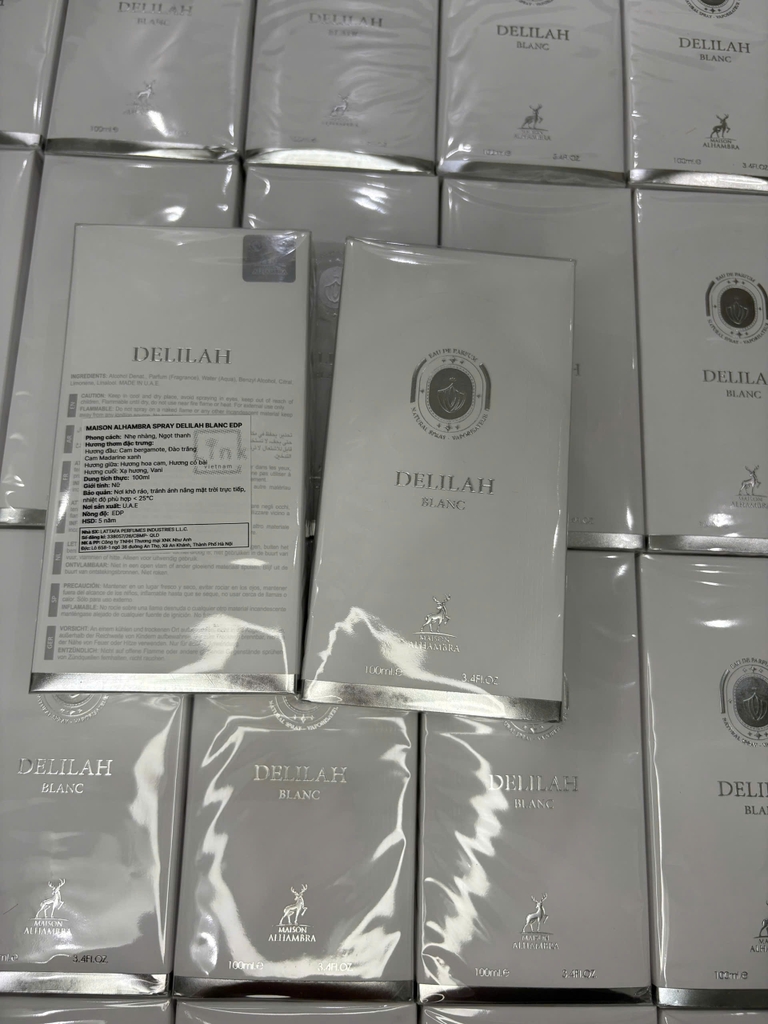 Nước Hoa Maison Alhambra Delilah 100ml - Fullbox - Hàng Công Ty