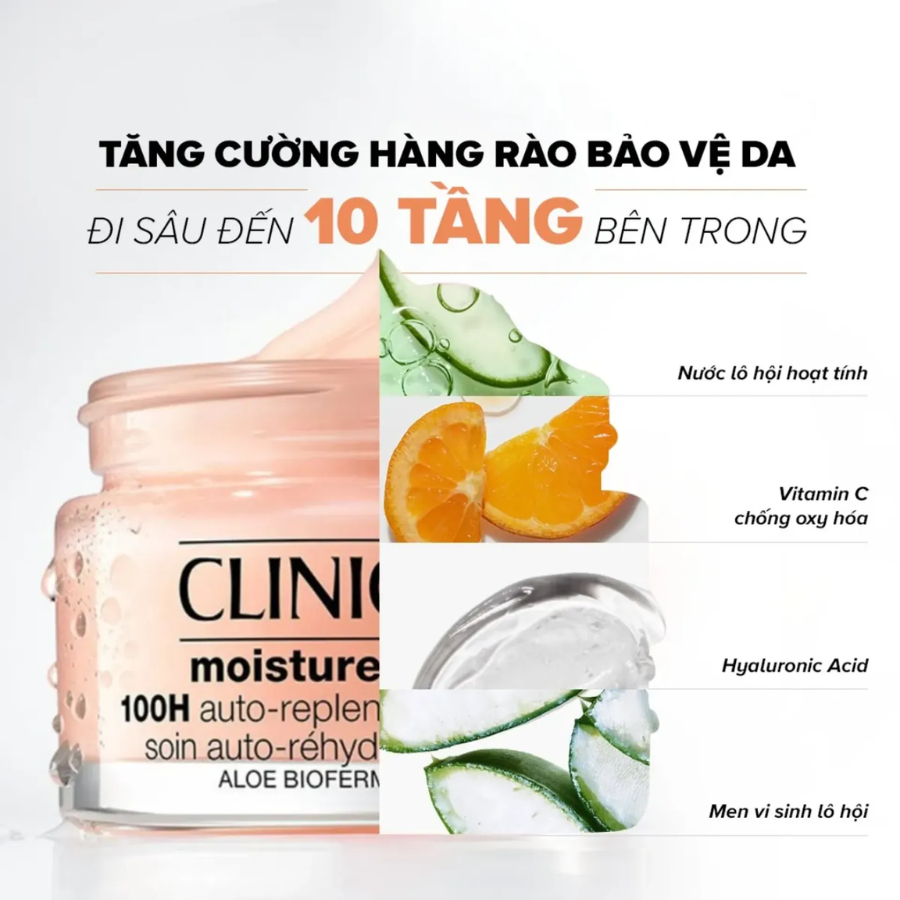 Kem Dưỡng Ẩm Clinique Moisture Surge 100H