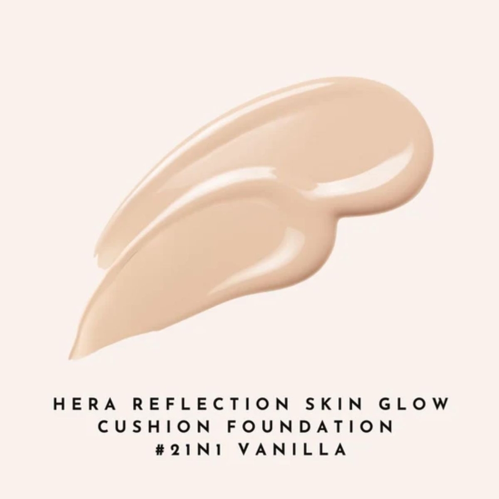 Cushion Hera Reflection Skin Glow Foundation SPF40/PA++ Minisize 5g - Tone 21N1 Vanilla