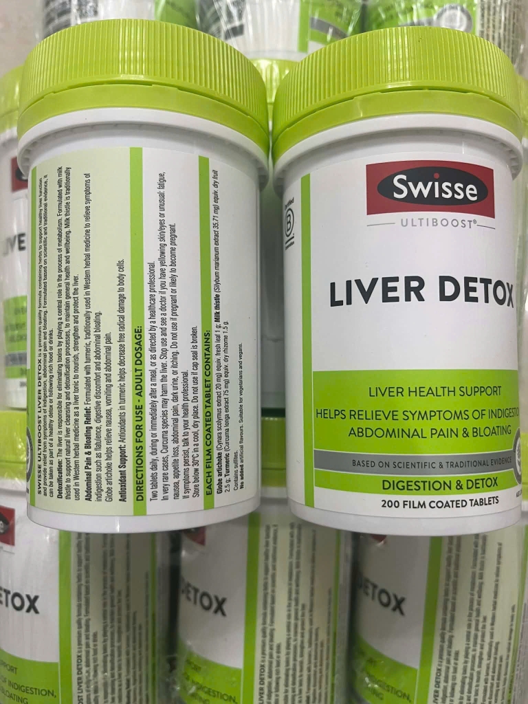 Viên Uống Giải Độc Và Bổ Gan Swisse Liver Detox