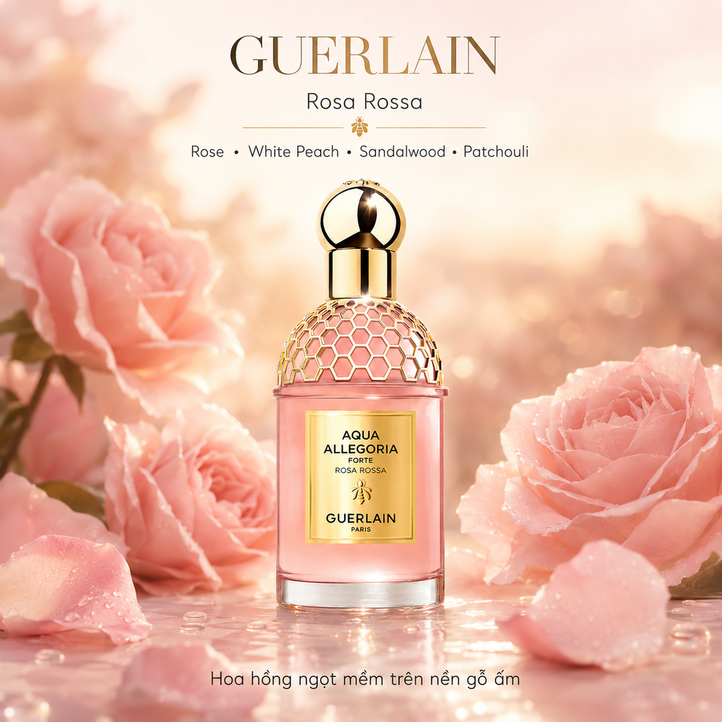 Nước Hoa Nữ Hương Hoa Hồng Guerlain Aqua Allegoria Forte Rosa Rossa EDP - Chiết 10ml