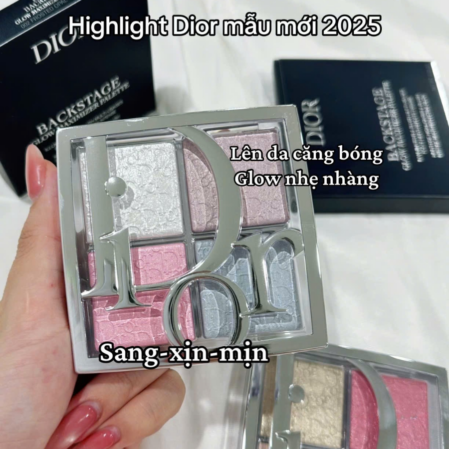 Bảng 4 Ô Highlight Dior Backstage Glow Maximizer Palette Fullbox 10g