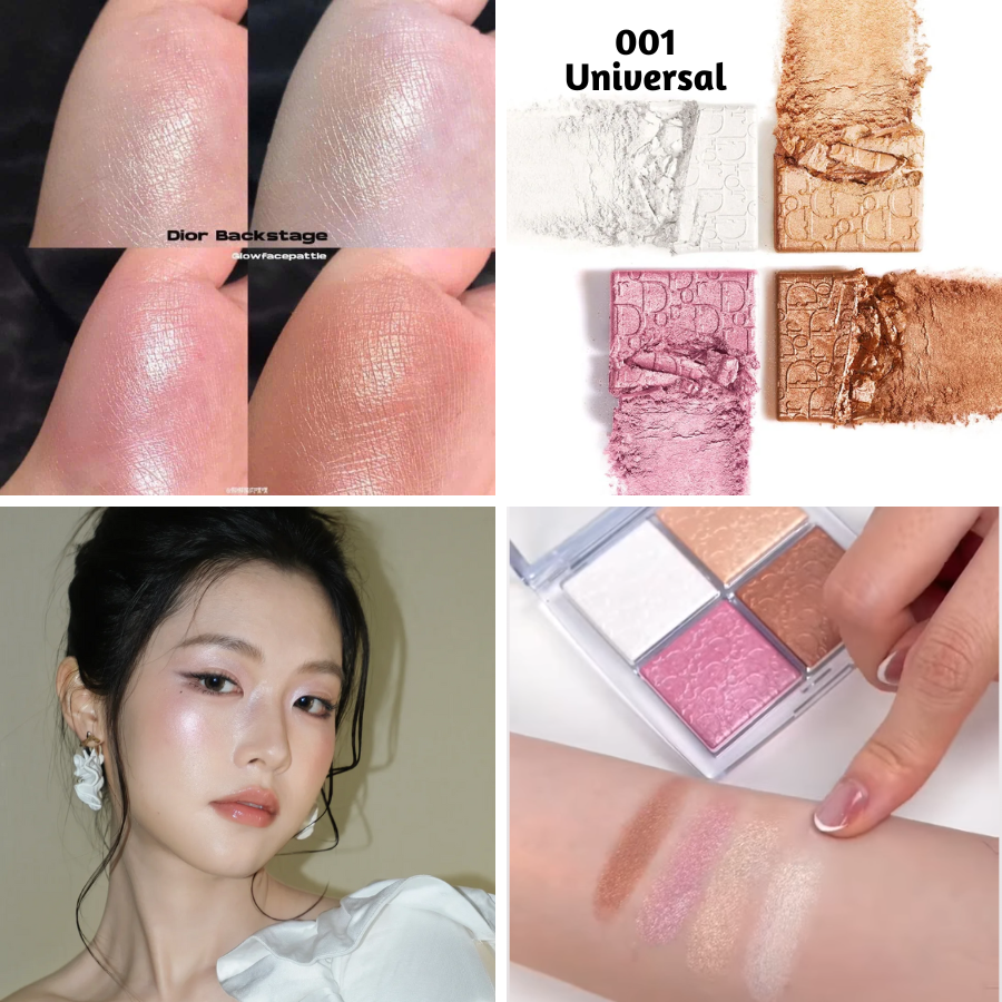 Bảng 4 Ô Highlight Dior Backstage Glow Maximizer Palette Fullbox 10g