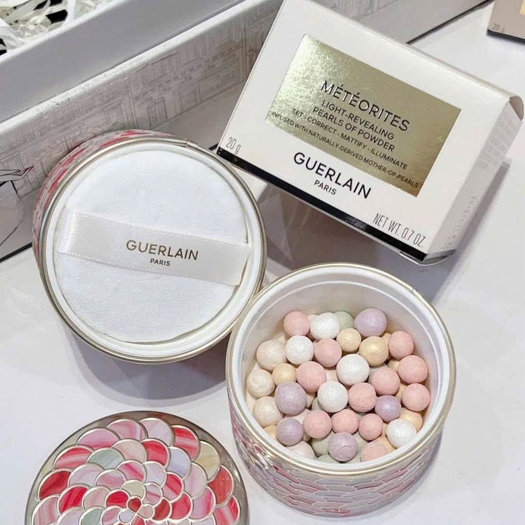 Phấn Phủ Ngọc Trai Guerlain Météorites Light-Revealing Pearls Of Powder - Tone 2 Cool/Rosé - 20g Fullbox Hàng Duty