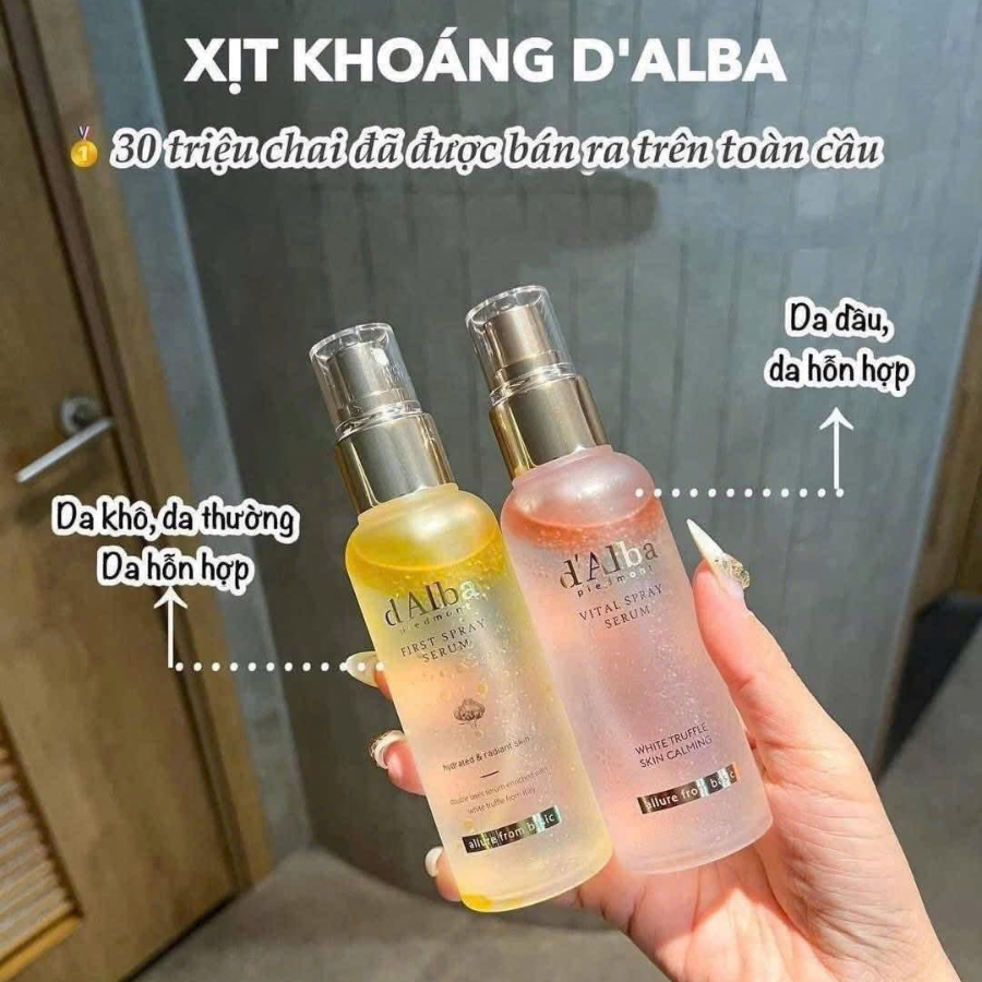 Xịt Khoáng Dalba White Truffle Serum - 100ml