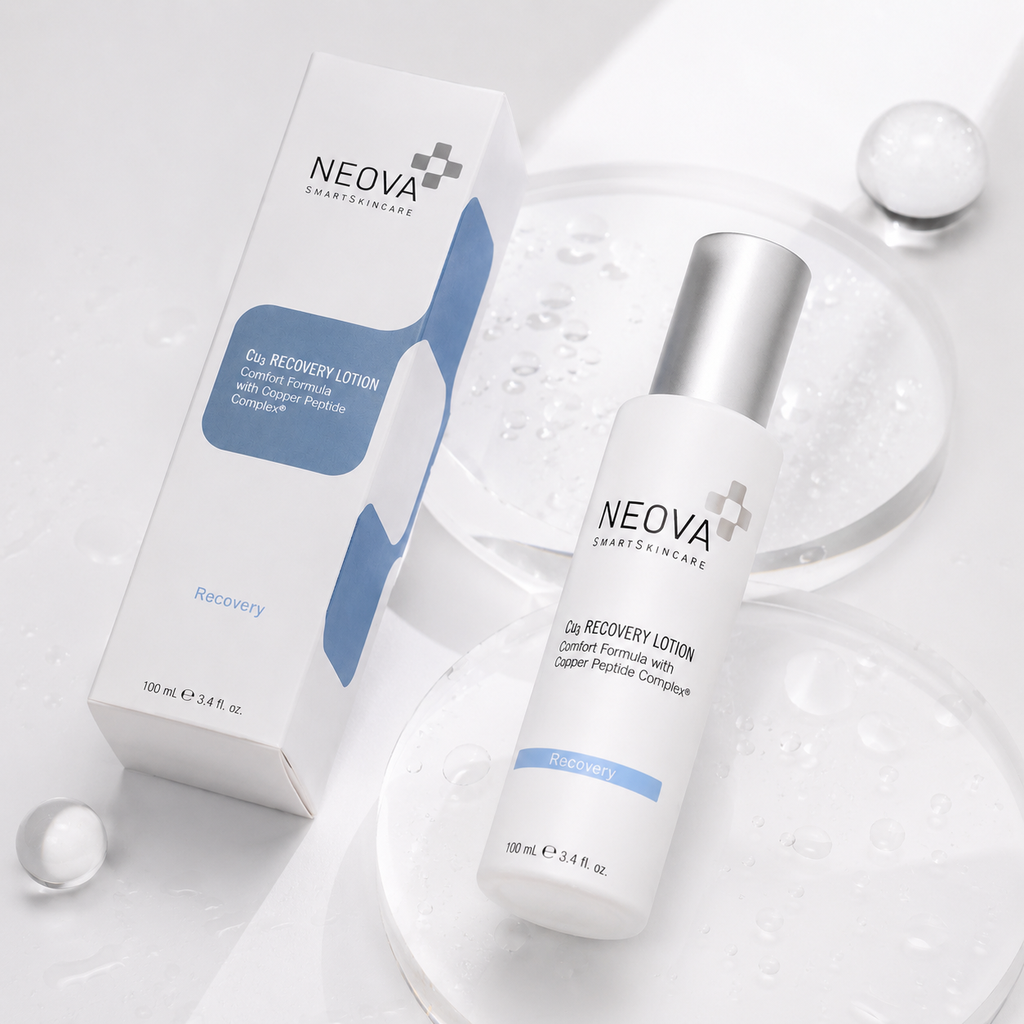 Kem Neova Cu3 Recovery Lotion Phục Hồi Dịu Da Sau Treatment 100ml - Fullbox - Hàng Công Ty