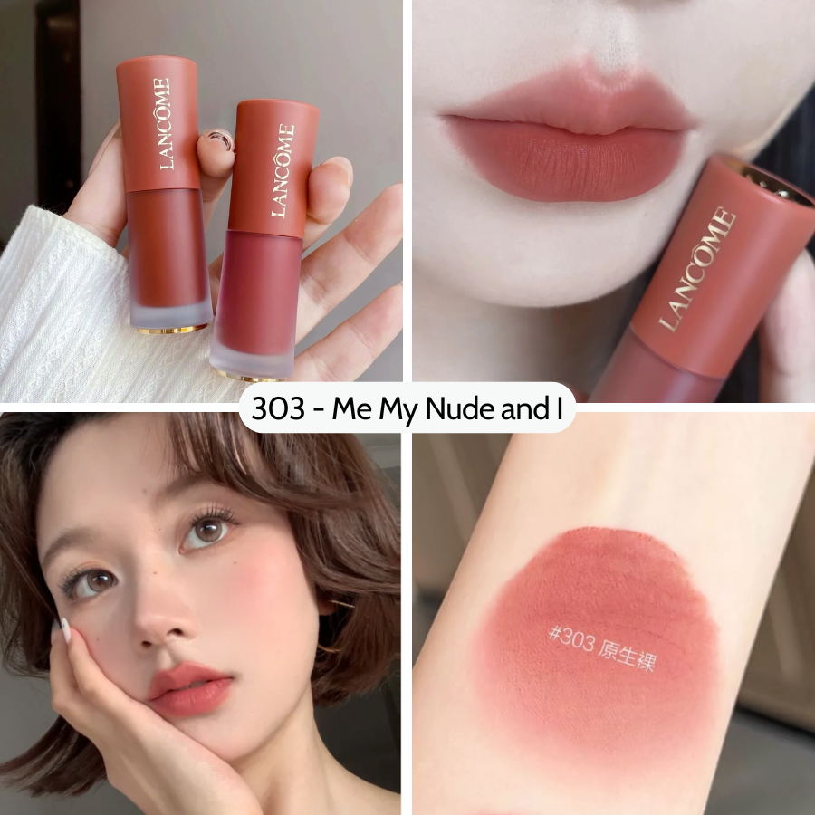 Son Kem Lancome L'absolu Rouge Intimatte 6ml - Fullbox Hàng Duty