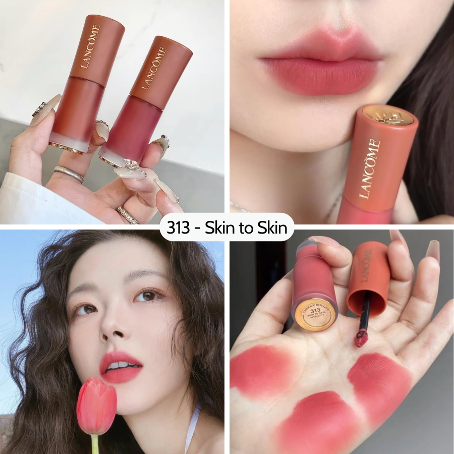 Son Kem Lancome L'absolu Rouge Intimatte 6ml - Fullbox Hàng Duty