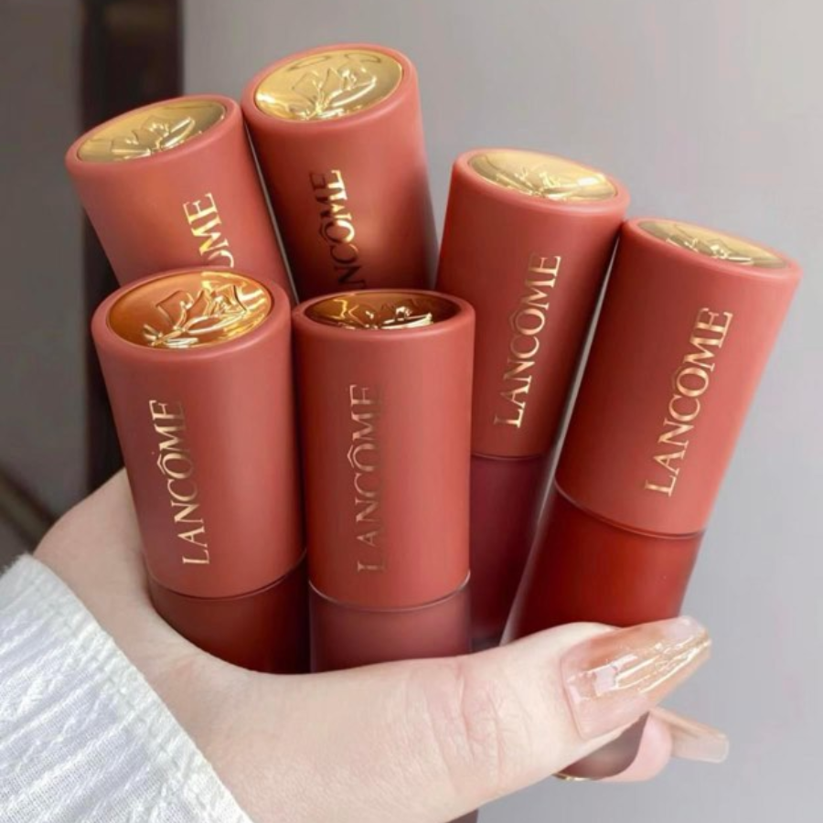 Son Kem Lancome L'absolu Rouge Intimatte 6ml - Fullbox Hàng Duty