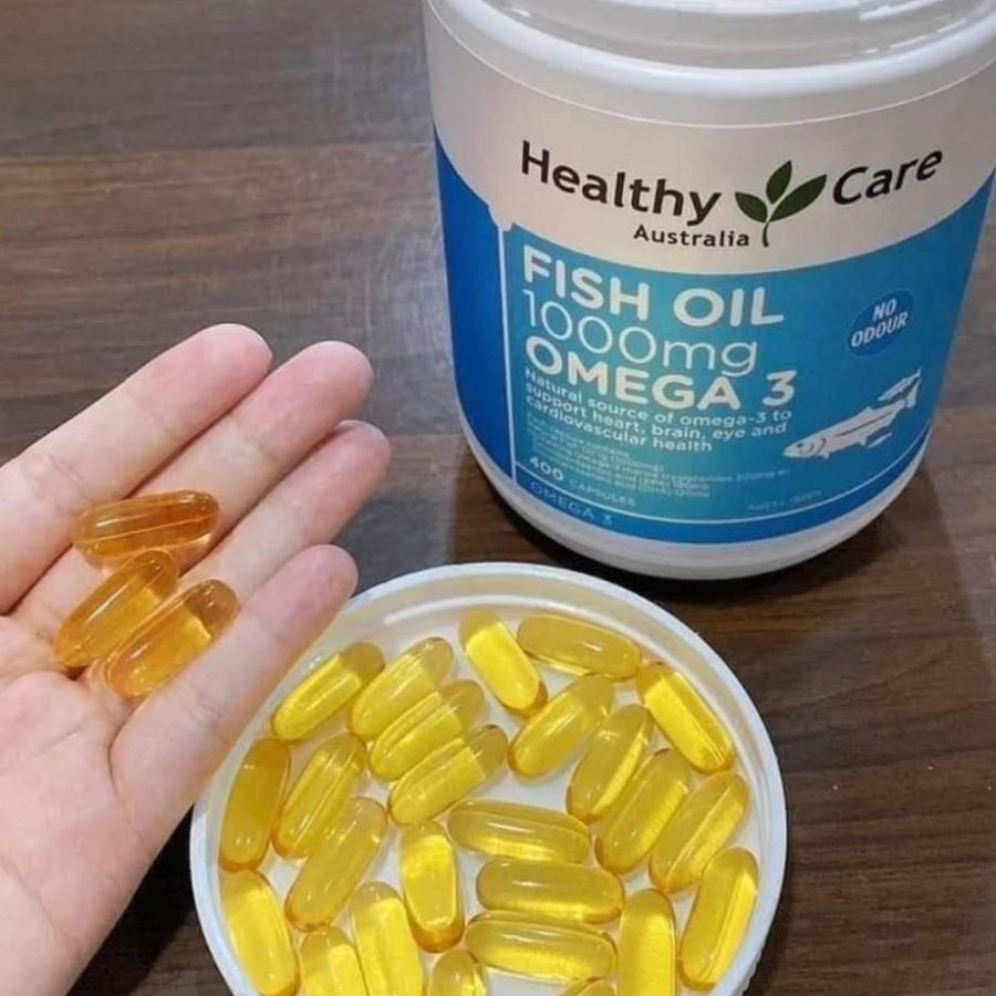 Viên Uống Dầu Cá Omega 3 Healthy Care Fish Oil 1000mg - 400viên