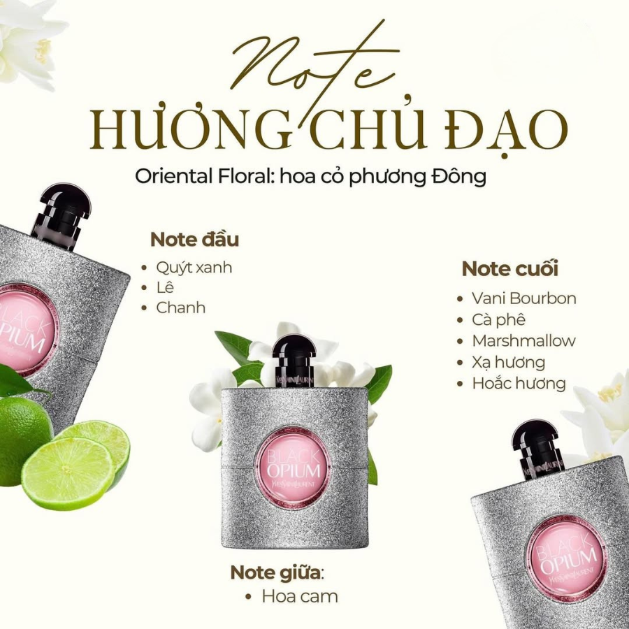 Nước Hoa YSL Black Opium EDP Glitter - Fullbox Hàng US