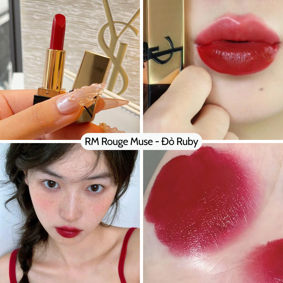 Son YSL Rouge Pur Couture Caring Satin - Fullbox