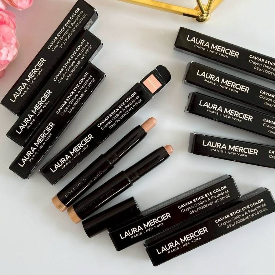 Phấn Mắt Dạng Thỏi Laura Mercier Caviar Stick - Màu Rosegold - 0.5g Fullbox Hàng US