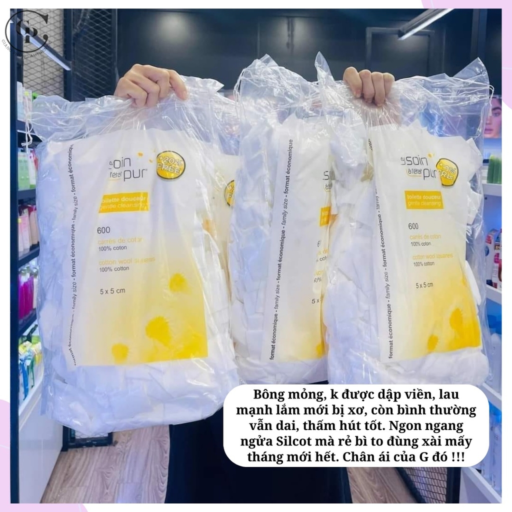 Combo 2 Bông tẩy trang Tetra Medical - Hàng công ty