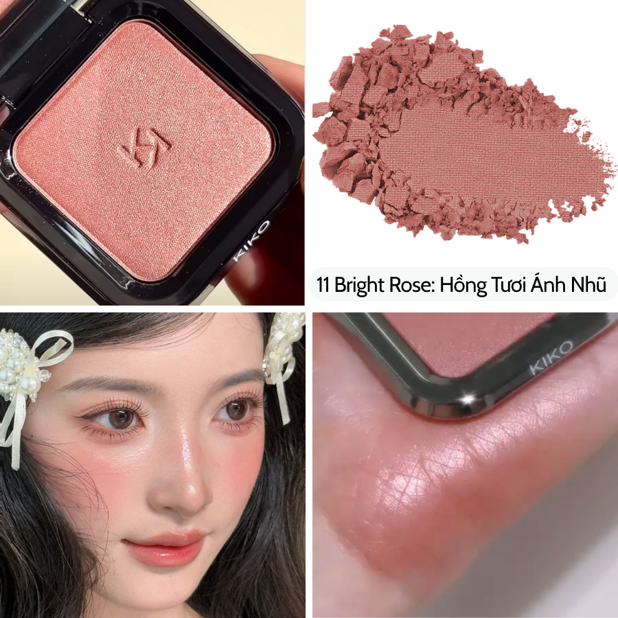 Phấn Má Hồng Kiko Unlimited Blush 6g - Fullbox