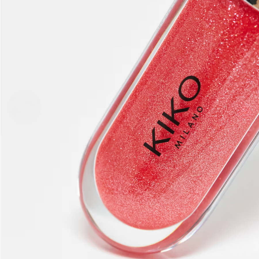 Son Bóng Kiko Milano 3D Hydra Lipgloss - 12 Pearly Amaryllis Red - 6.5ml Fullbox