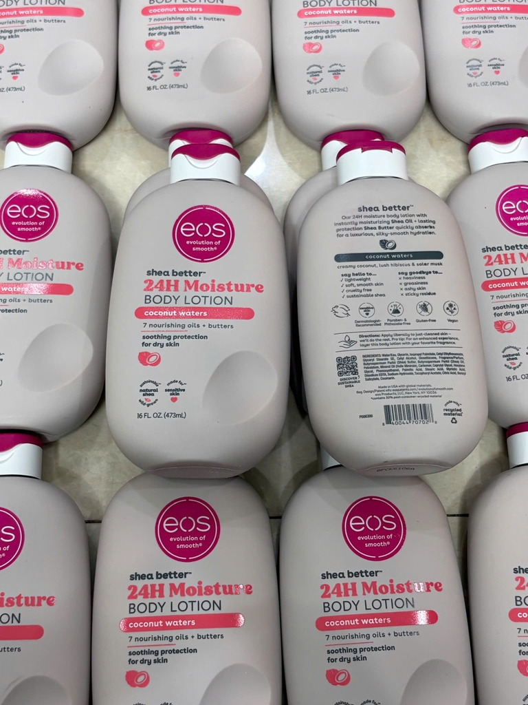 Body Lotion EOS Shea Better 24H Moisture Dưỡng Thể Hương Thơm Dịu Nhẹ Cấp Ẩm 24 Giờ 473ml - Hàng US