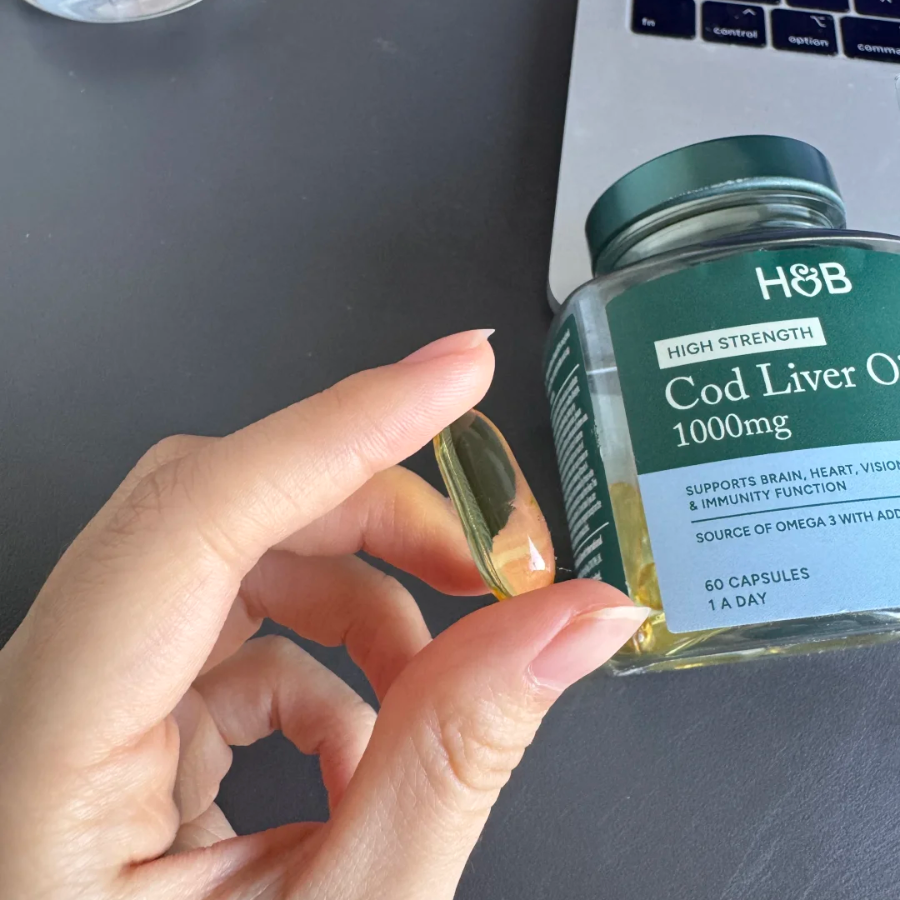 Viên Uống Dầu Gan Cá Tuyết Bổ Sung Omega - HB Liver Oil 500mg - 60 Viên