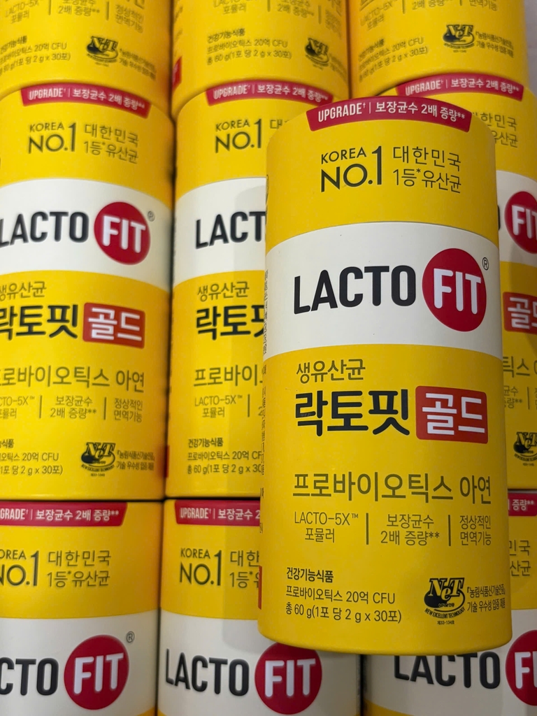 Men Vi Sinh Bổ Sung Lợi Khuẩn Hỗ Trợ Tiêu Hóa Lactofit Gold 30 Gói (2g X 30) - Fullbox - Hàng Duty