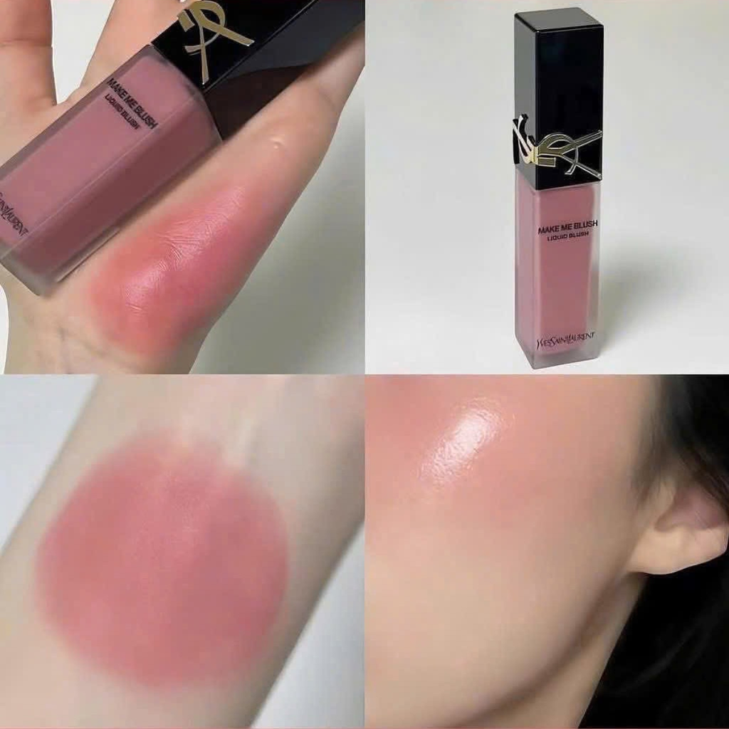 Má Hồng Kem YSL Make Me Blush Liquid Blush - 44 Nude Lavalliere - 15ml Fullbox - Hàng US