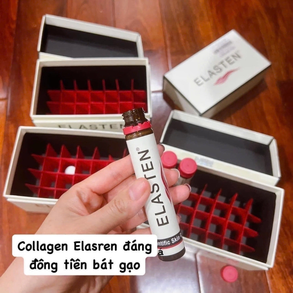 Combo 2 Hộp Collagen uống Elasten Đức - Giúp da căng mịn, chống lão hoá 28 Ống x 2 - Hàng Công ty