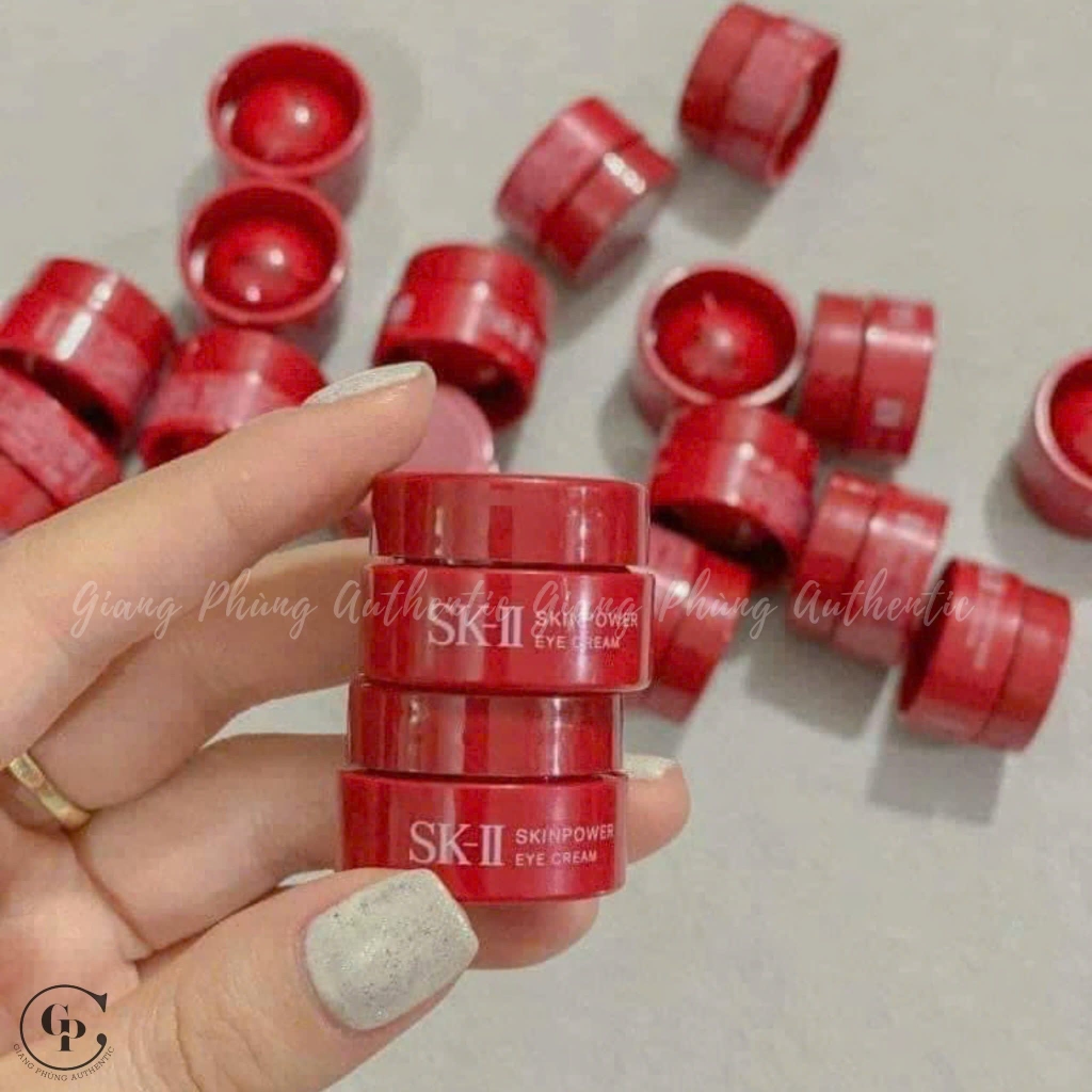 Combo 2 Kem mắt SKII Skinpower Eye Cream mini nobox 2.5g x 2 - Hàng công ty