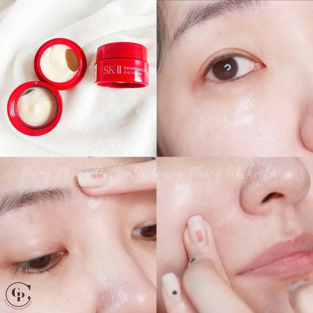 Combo 2 Kem mắt SKII Skinpower Eye Cream mini nobox 2.5g x 2 - Hàng công ty