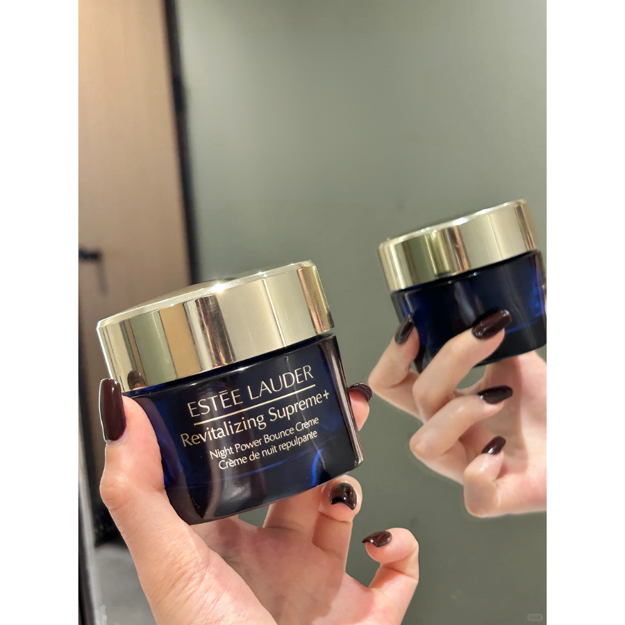 Kem Đêm Tăng Đàn Hồi, Săn Chắc Da Estee Revitalizing Supreme+ Night Power Bounce - Nobox Tách Set US