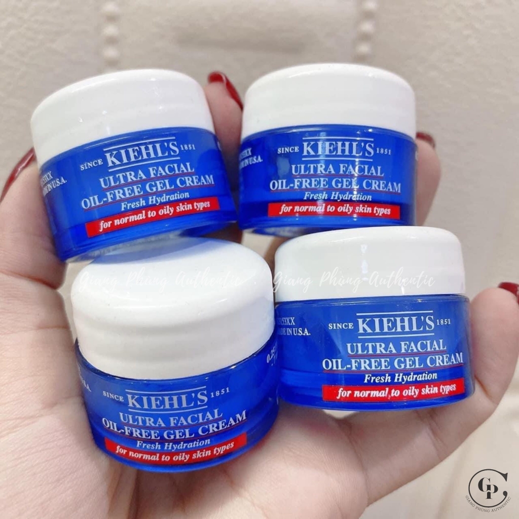 Combo 2 Kem dưỡng kiềm dầu Kiehl’s Ultra Facial Oil‑Free Gel Cream 7ml x 2