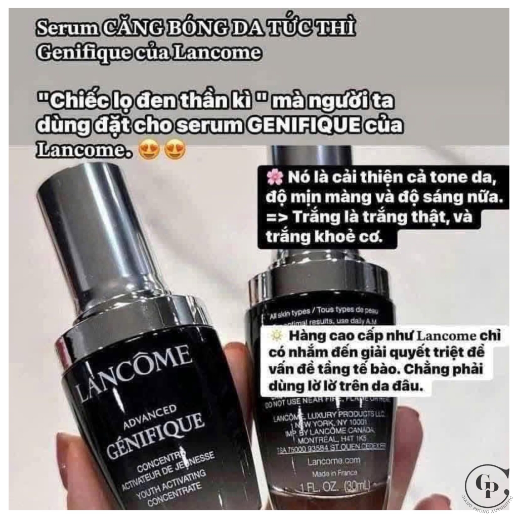 Combo 2 Lọ Tinh Chất Serum Lancome Génifique Ultimate 7ml x 2 Hàng Công Ty Fullbox