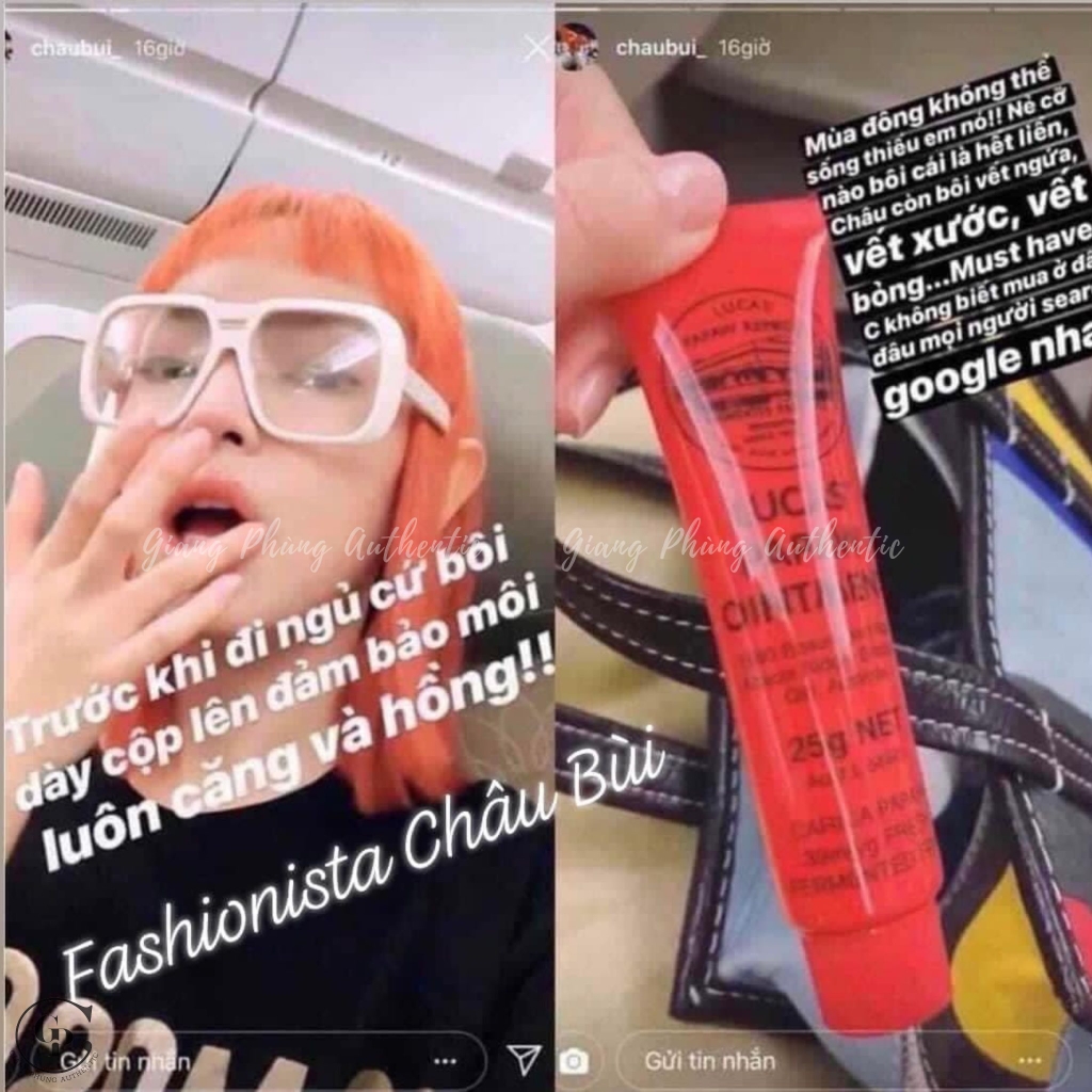 Combo 2 Kem đa năng Lucas Pawpaw Ointment 25g x 2