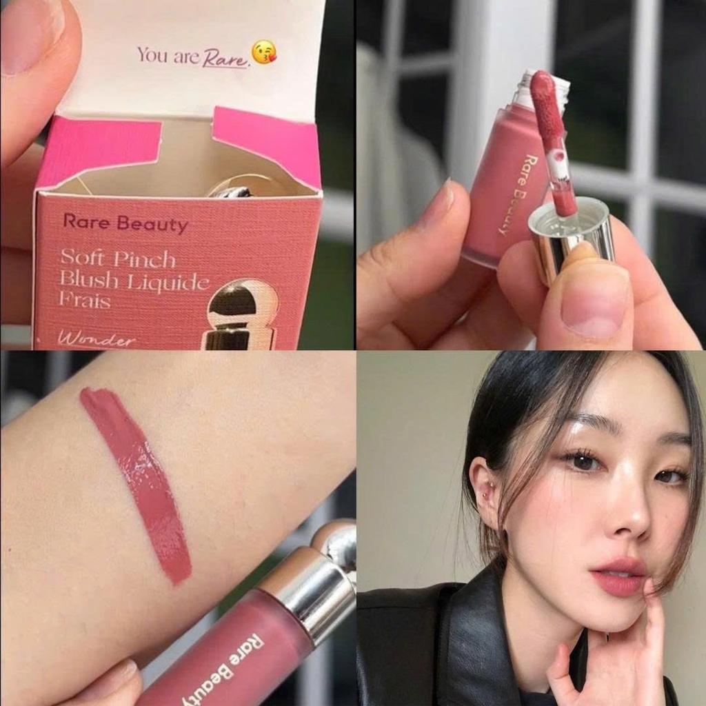 Má Hồng Kem Rare Beauty Soft Pinch Dewy Liquid Blush - Fullbox