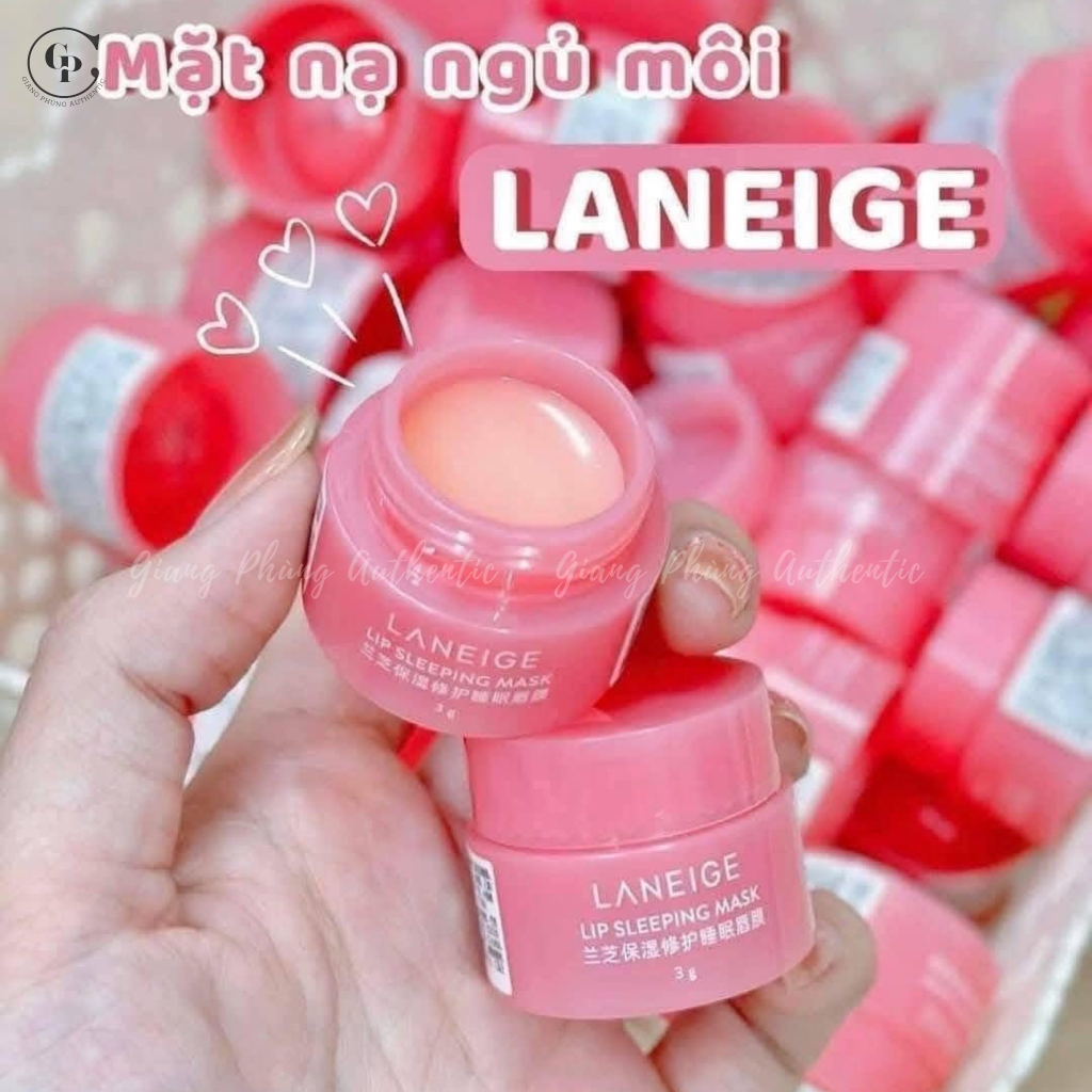 Combo 2 Mặt nạ ngủ môi mini Laneige Berry - 3g CTY Nobox