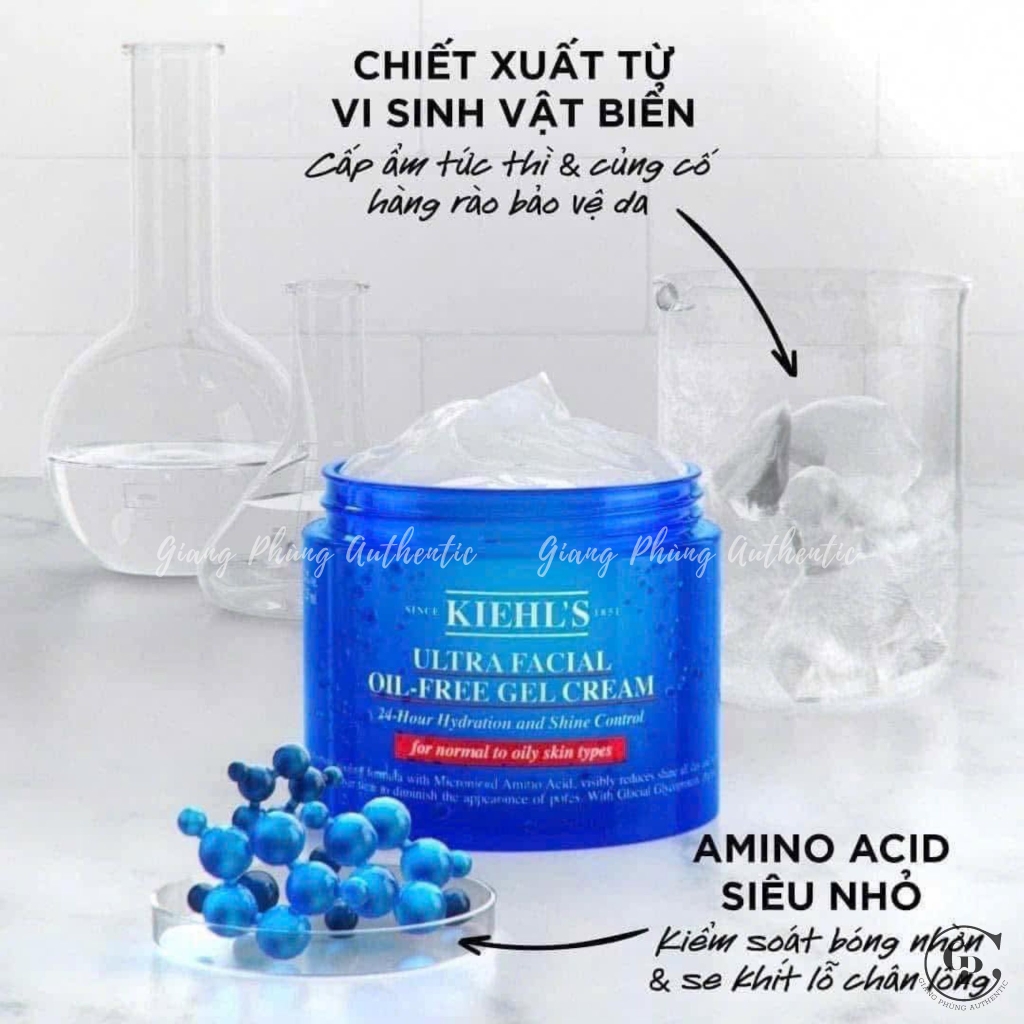 Kem dưỡng kiềm dầu Kiehl’s Ultra Facial Oil‑Free Gel Cream