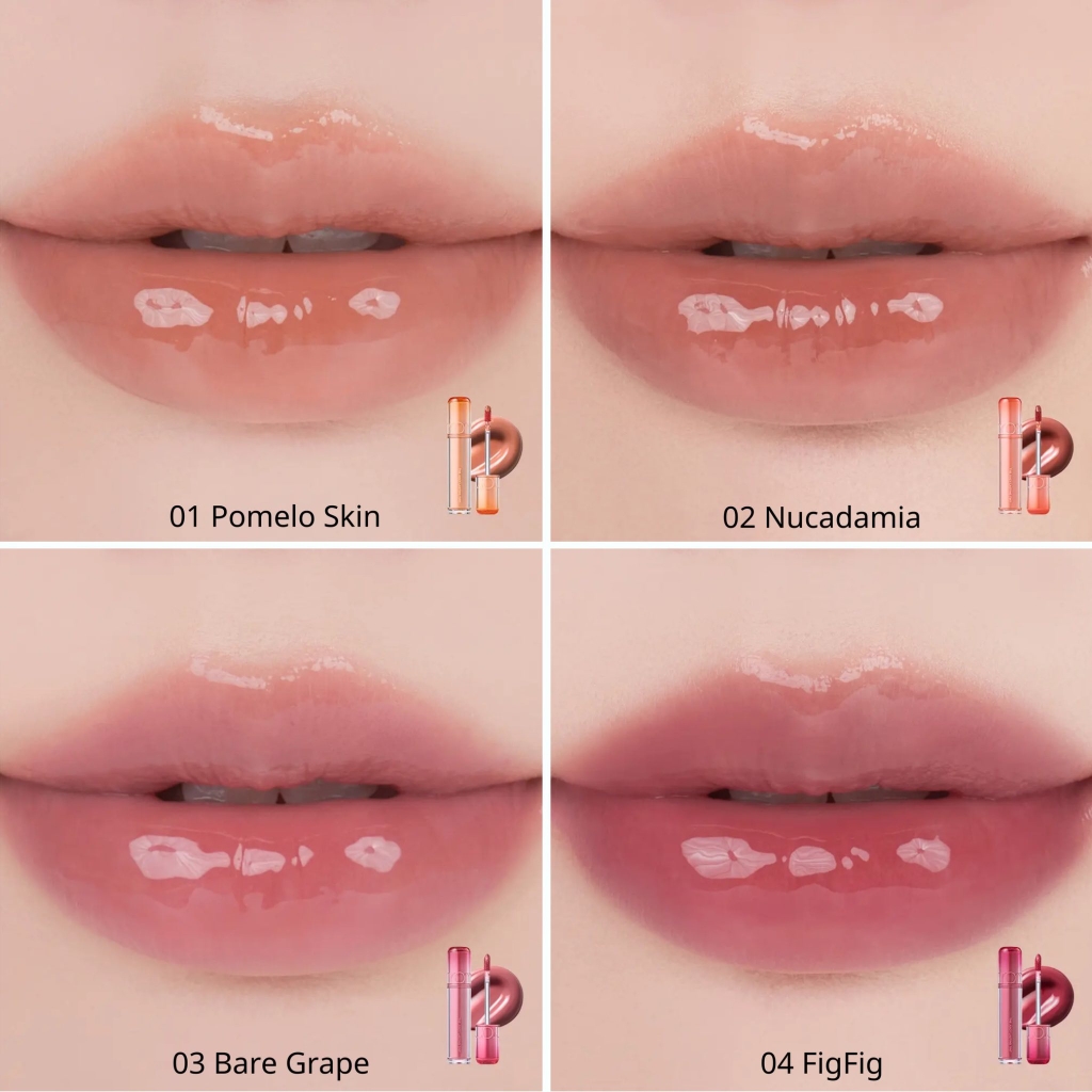 Set Son Bóng Romand The Juicy Lasting Tint Fullbox