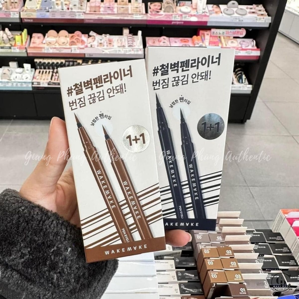 Kẻ Mắt Chống Trôi Wakemake Any-Proof Pen Eyeliner