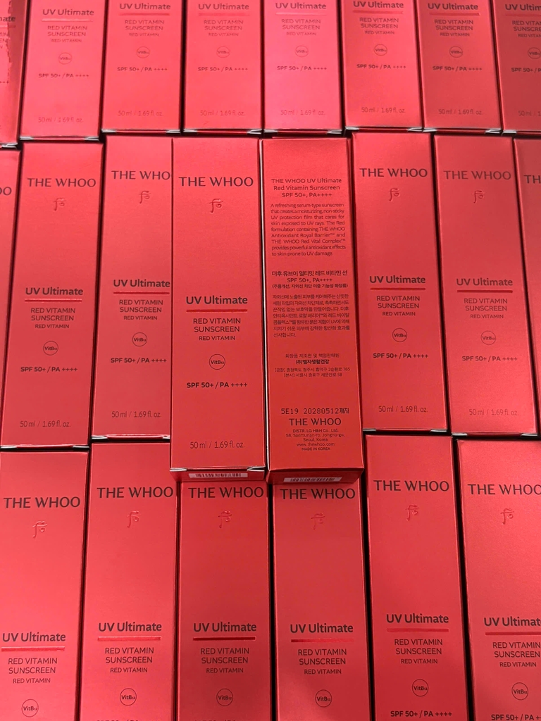 Kem chống nắng The Whoo UV Ultimate Red Vitamin Sunscreen Fullbox 50ml