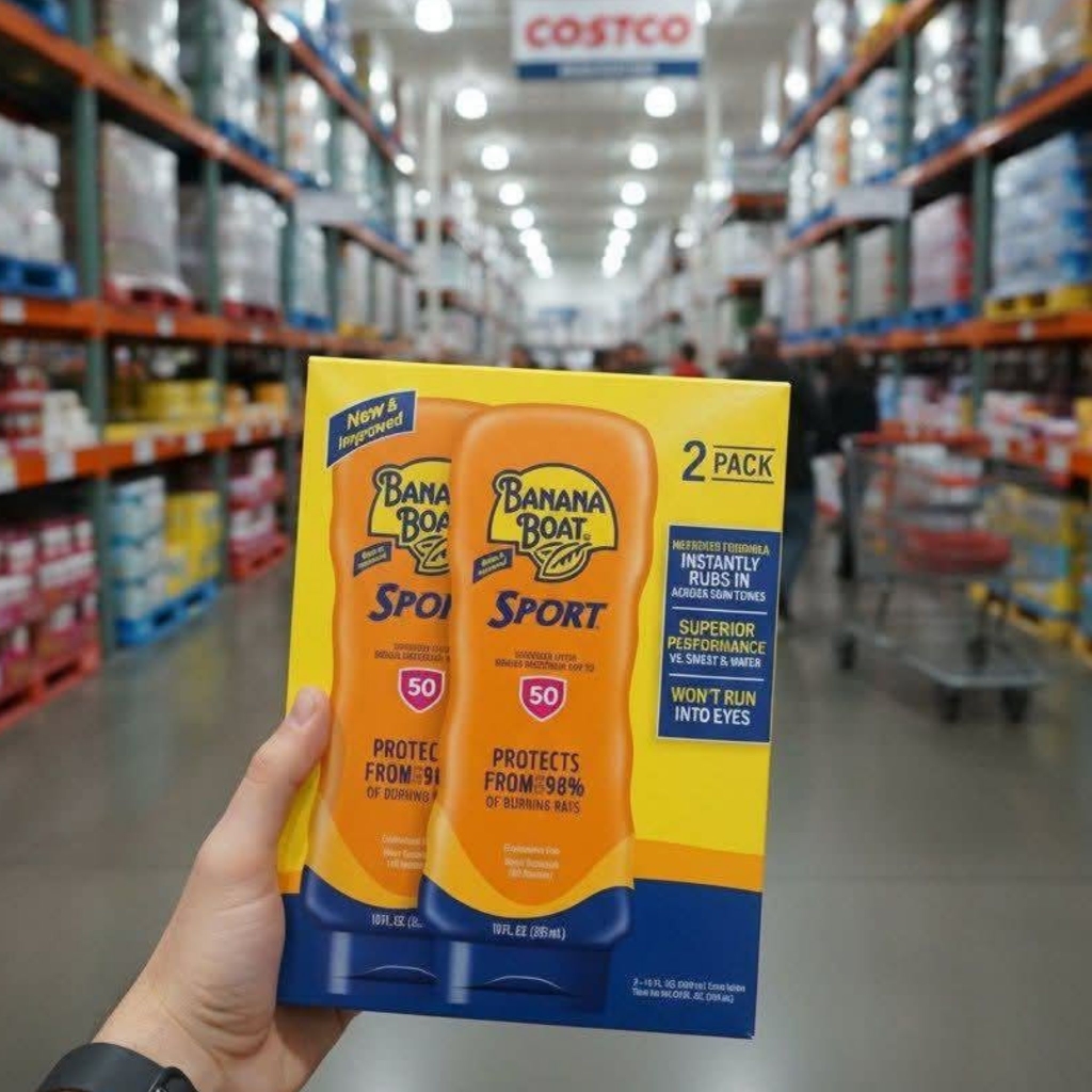 Kem Chống Nắng Banana Boat Sport SPF 50+ - 295ml - Tách Set Nobox