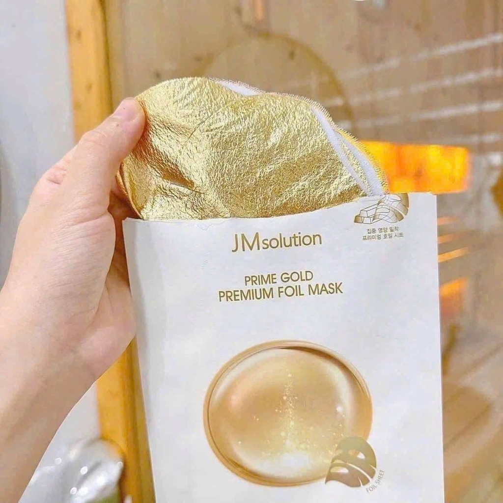 Mask JMsolution Prime Gold Premium Foil (35mlx10) - Fullbox - Hàng Duty