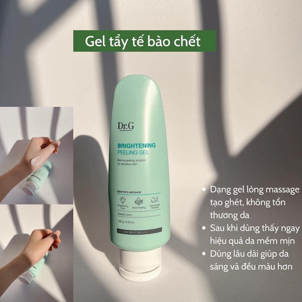 Tẩy da chết dạng gel Dr.G Brightening Peeling Gel 120g Tách set Nobox