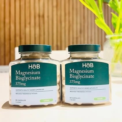 Viên uống HB Magnesium Bisglycinate 375mg Hỗ Trợ Giấc Ngủ - 90 viên