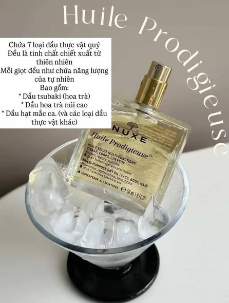 Dầu Dưỡng Khô Đa Năng Nuxe Huile Prodigieuse Oil 100ml - Tách Set Nobox - Hàng Duty