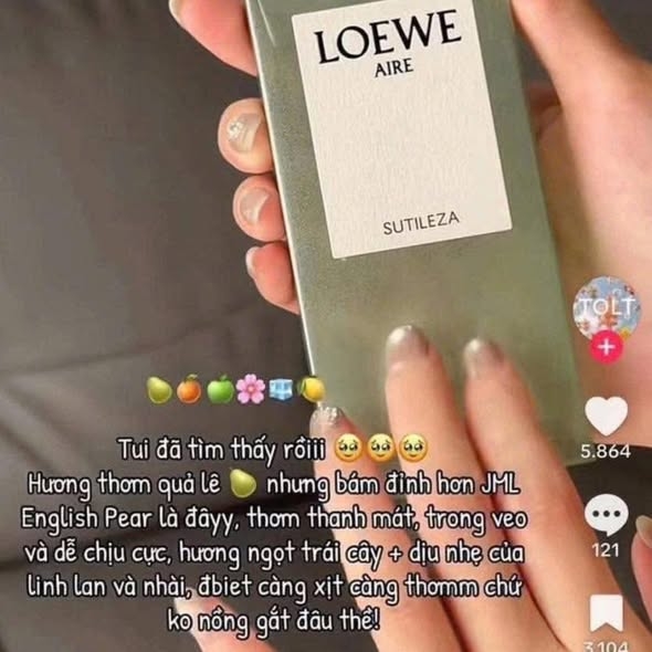 Nước hoa Loewe Aire Sutileza EDT - Chiết 10ml