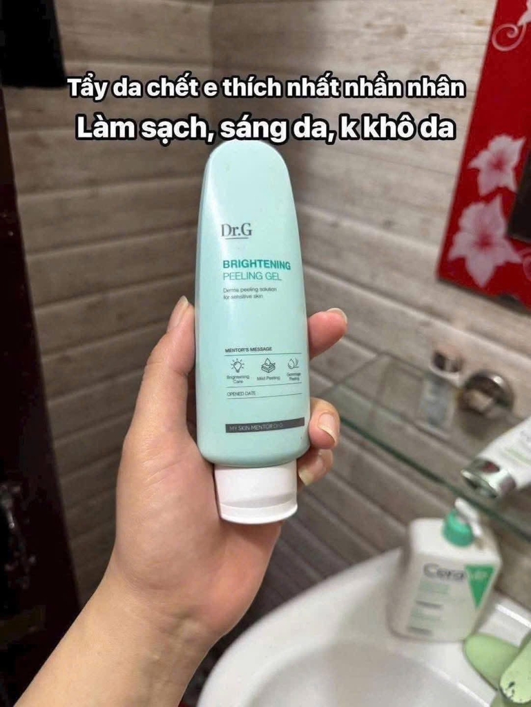 Tẩy da chết dạng gel Dr.G Brightening Peeling Gel 120g Tách set Nobox