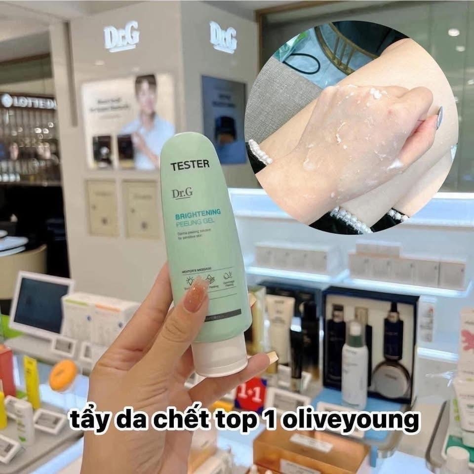 Tẩy da chết dạng gel Dr.G Brightening Peeling Gel 120g Tách set Nobox