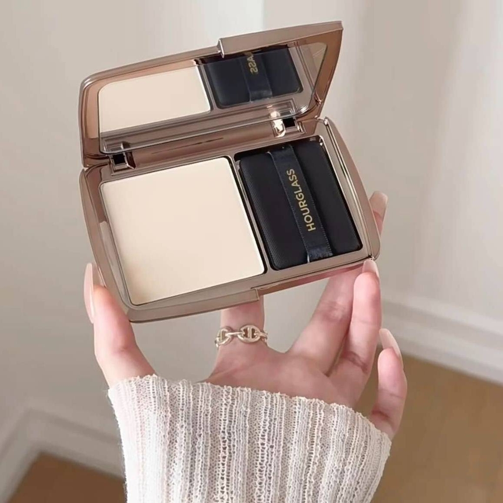 Phấn phủ nén Hourglass Airbrush Pressed Powder Vanish - Translucent 10.5g Fullbox Hàng Duty