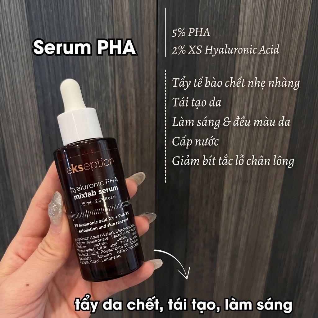 Serum Ekseption Hyaluronic Mixlab 75ml - Fullbox Hàng Công Ty