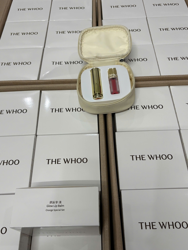 Set Son Dưỡng Môi The Whoo Glow Lip Balm (Lip Balm 3.3g + Lip Rouge No.18 2.1g)