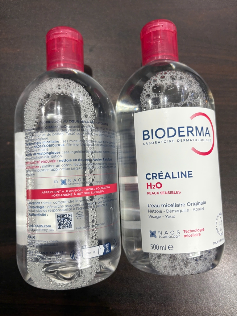 Nước Tẩy Trang Bioderma H2O Micellar (Crealine/ Sensibio/Sébium)