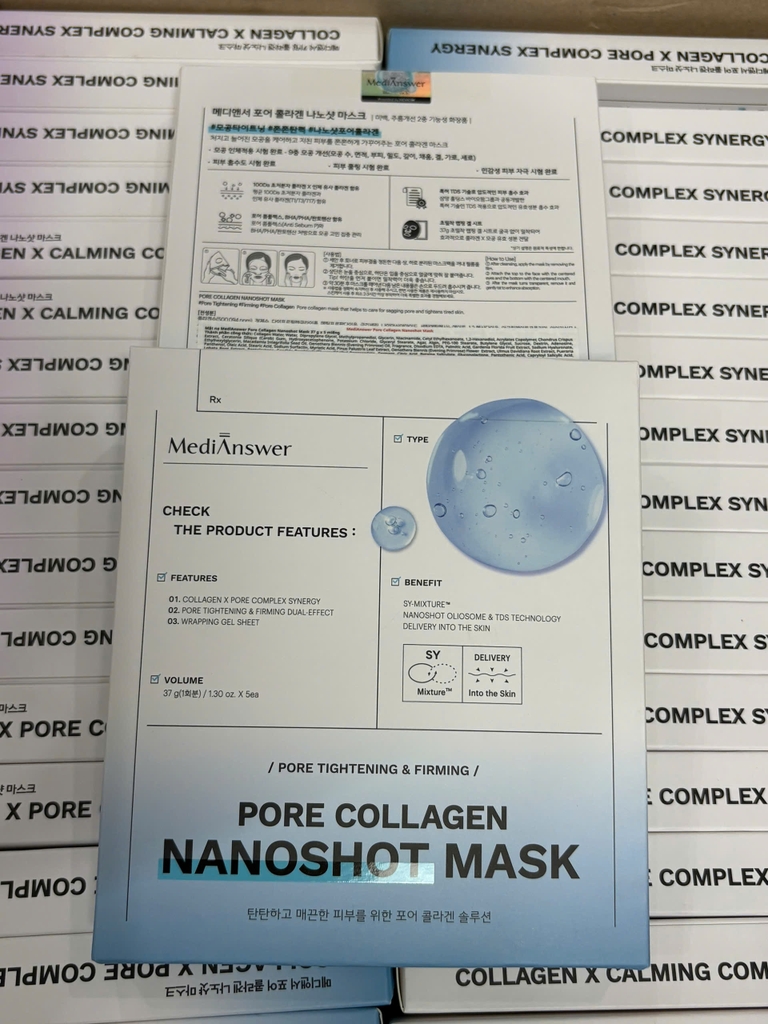 Mặt Nạ Thạch Nâng Cơ Căng Bóng MediAnswer Collagen Nanoshot (5 miếng) - Fullbox - Hàng Công Ty